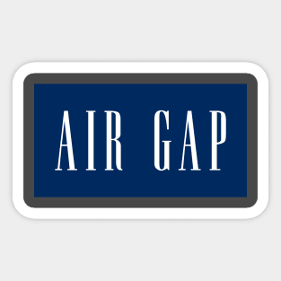 Industrial Air Gap Sticker